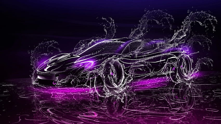 Neon McLaren P1 HD-Hintergrundbild