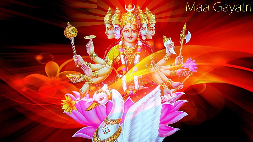 Eesha Jayaweera on Gayatri Mata, gayatri maa HD wallpaper