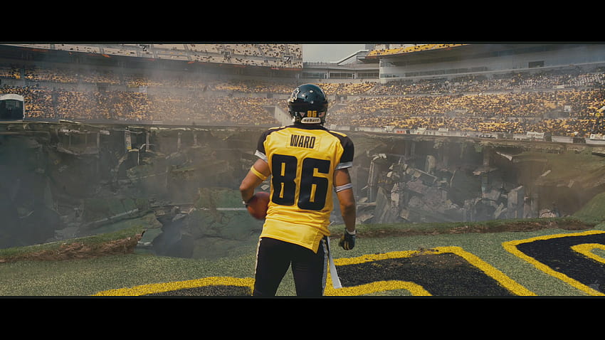 Set Kunjungan The Dark Knight Rises: Kami Menyaksikan Bane Tom Hardy Meledakkan Lapangan Sepak Bola, heinz field Wallpaper HD