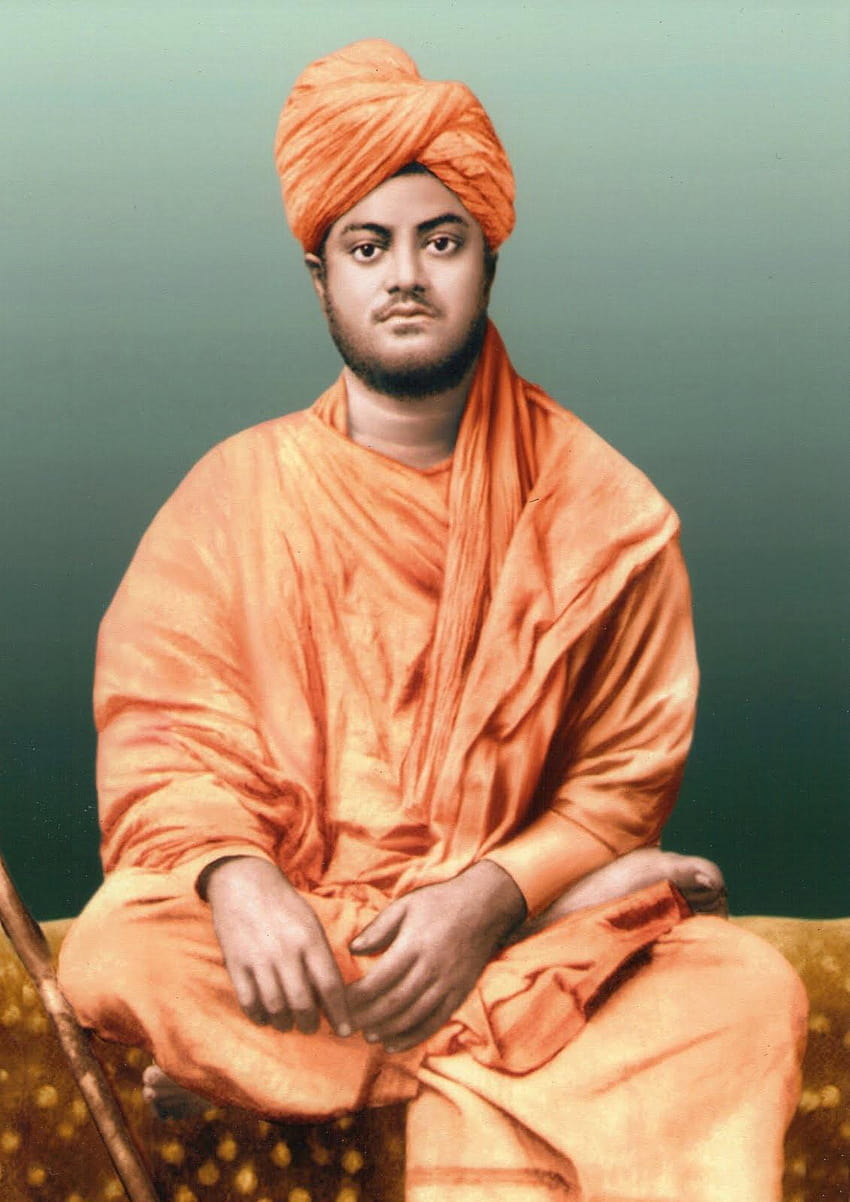 : Swami Vivekananda najlepsza w wysokiej rozdzielczości Tapeta na telefon HD