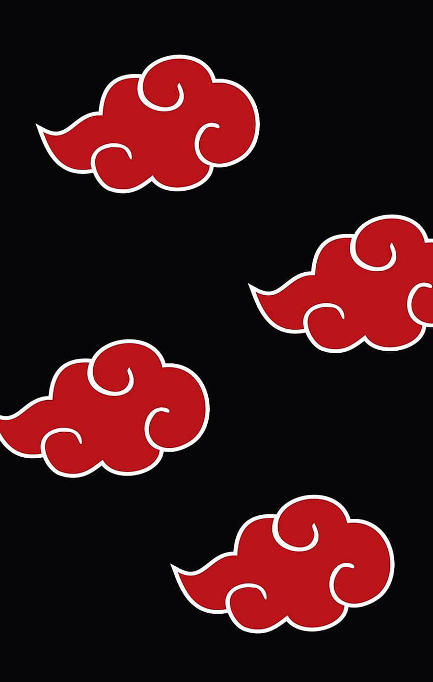 Naruto - Akatsuki Cloud Anime Logo Decal Vinyl Sticker | eBay