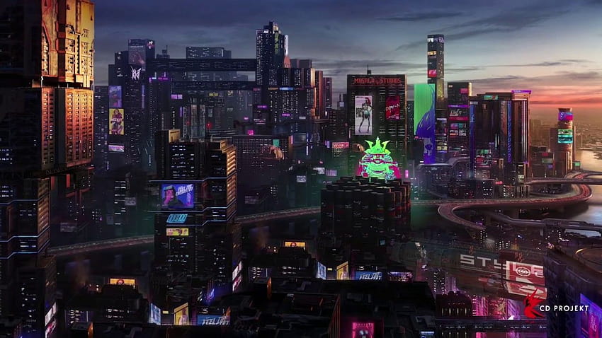 Cyberpunk 2077 Night City live ...youtube, cyberpunk city HD wallpaper