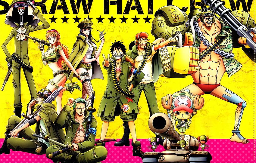 anime, One Piece, karakter, bagian, semua karakter anime Wallpaper HD