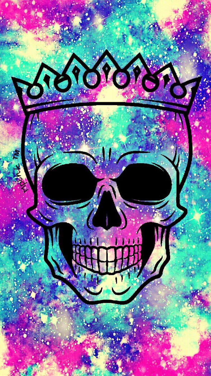 Queen Skull, girl skull HD phone wallpaper