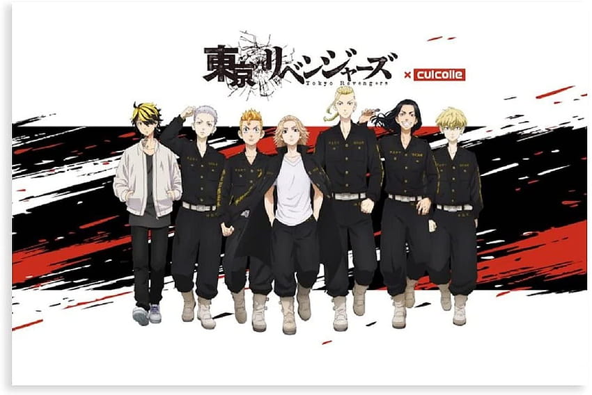Póster de lienzo de Anime Tokyo Revengers en 2021, póster de Tokyo Revengers fondo de pantalla