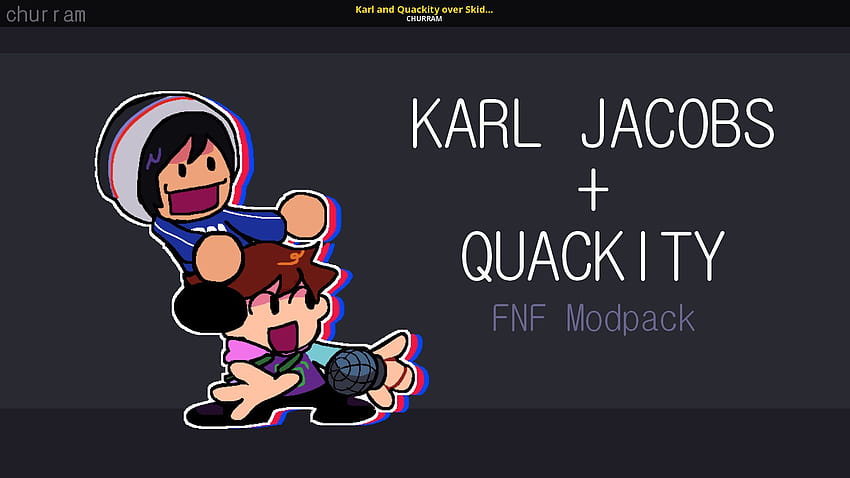 Karl and Quackity over Skid and Pump [Friday Night Funkin'] [Skin Mods] HD wallpaper