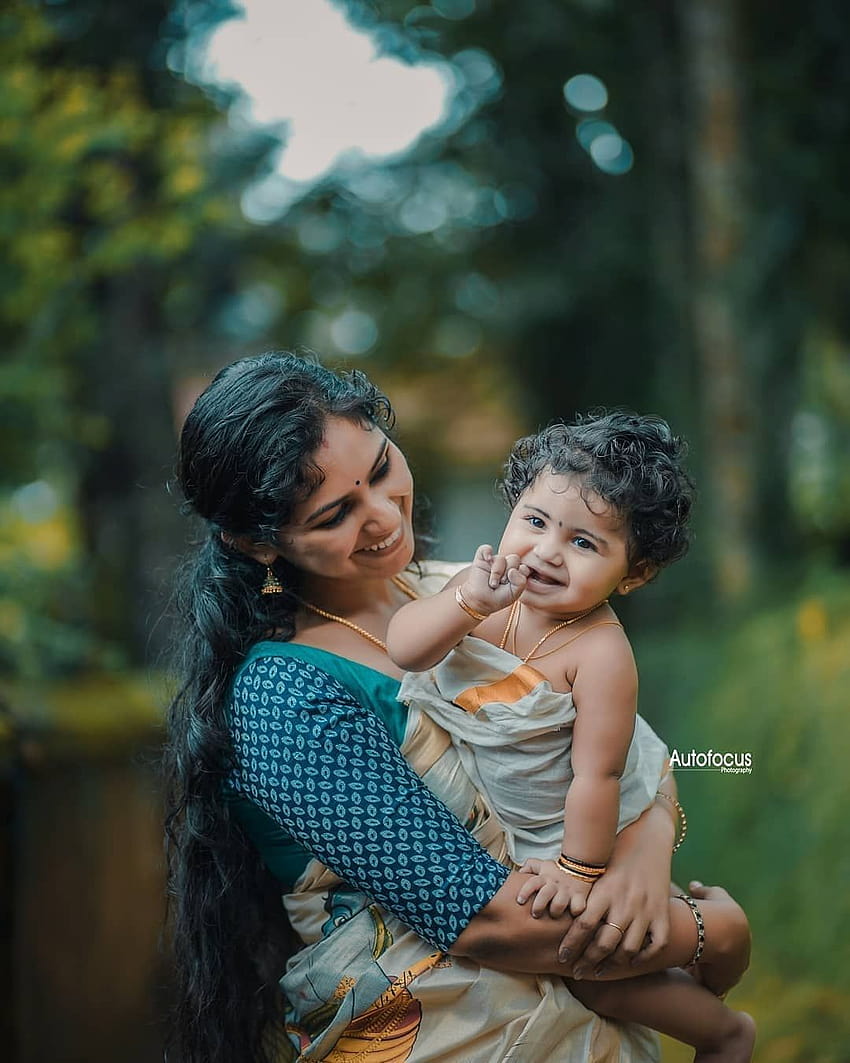 CLICK_AND_TAG on Instagram: “Cuteness Overloaded @akhil.reghu”, indian mom HD phone wallpaper