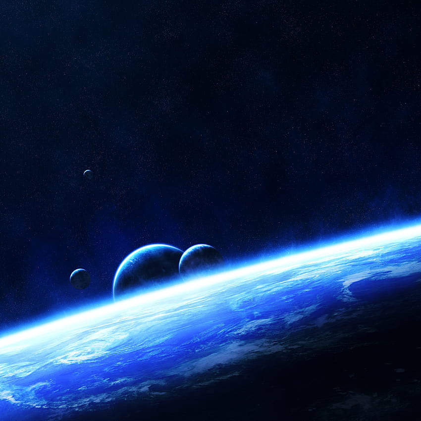 3000x3000 Resolution Glowing Space 4K Portal 3000x3000 Resolution Wallpaper  - Wallpapers Den