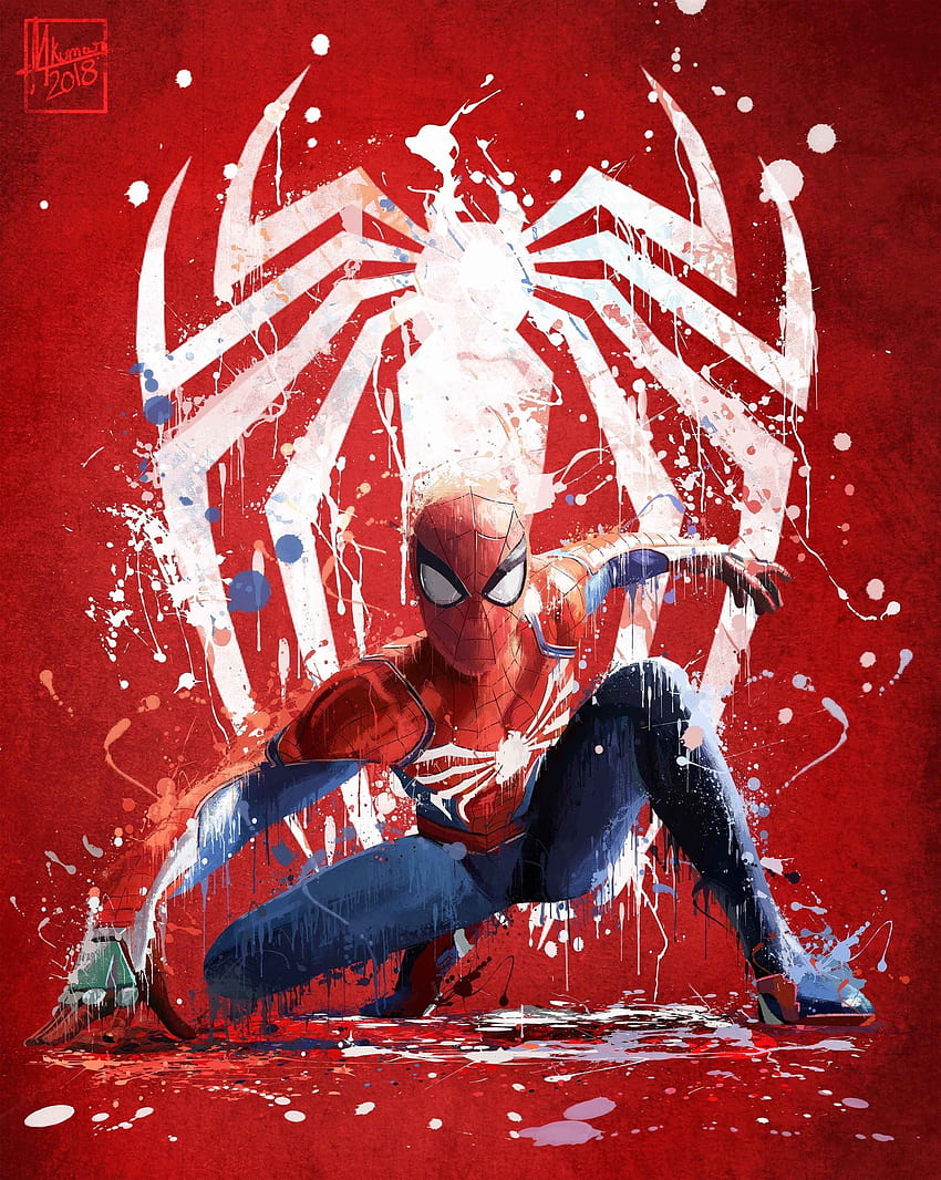 Pobierz Spider, Spider Man Marvel Tapeta na telefon HD