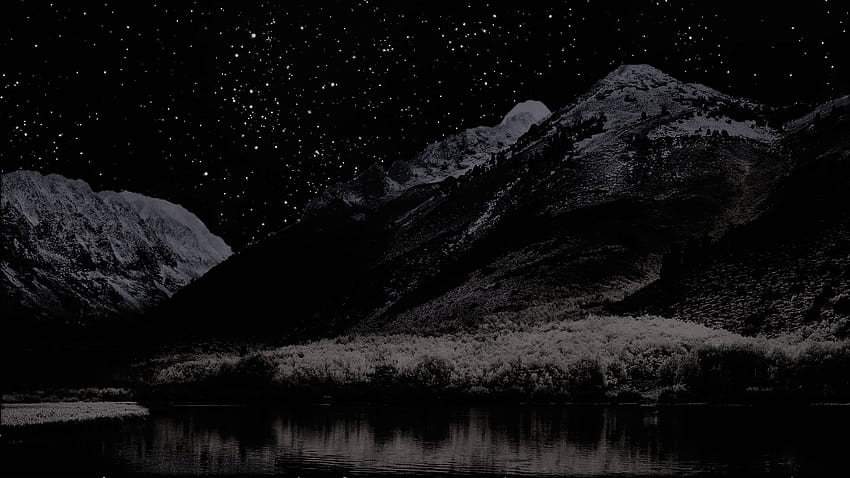 Saya membuat High Sierra dark dynamic, macos dark Wallpaper HD