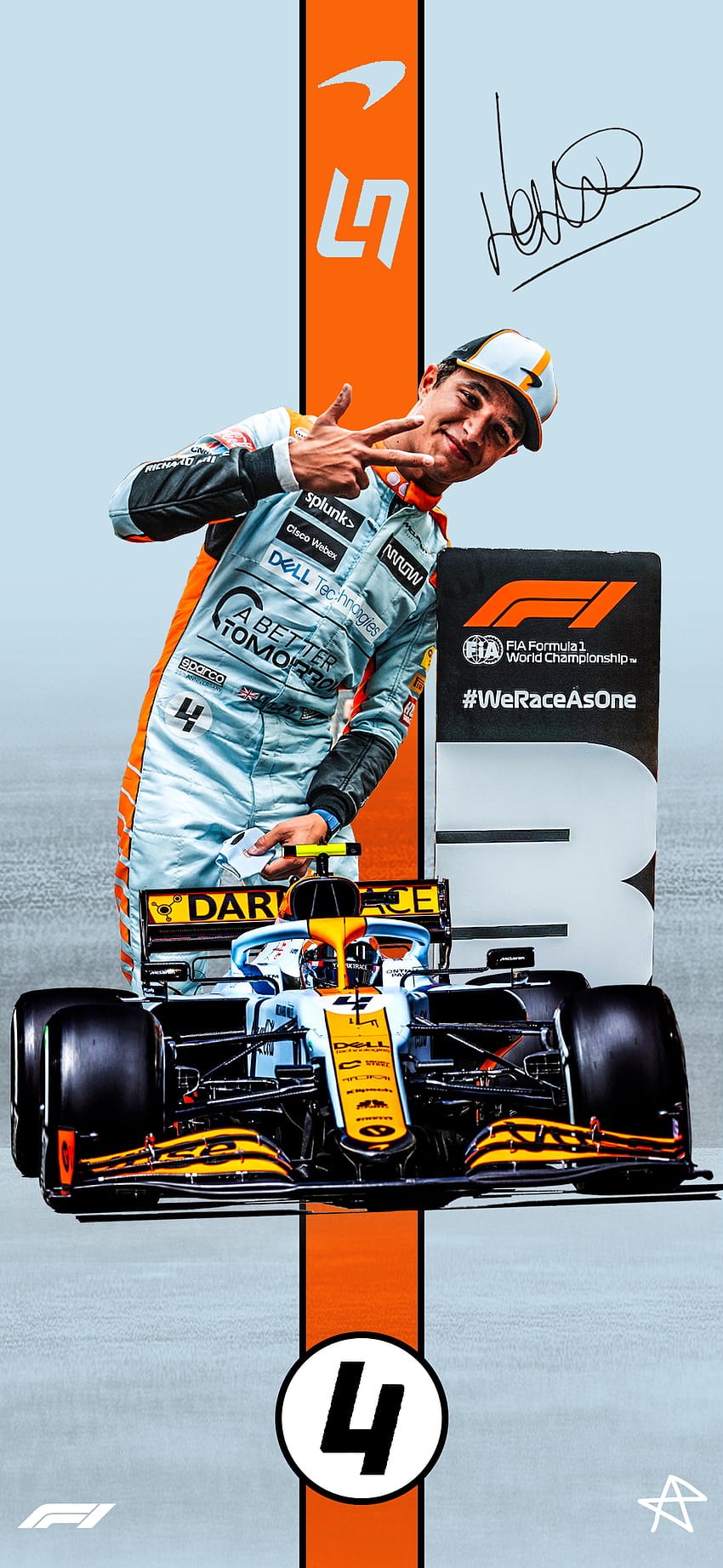Banyak yang minta, jadi ini Lando Norris 2021 Monaco gp!: formula1, f1 2021 lando norris mclaren wallpaper ponsel HD