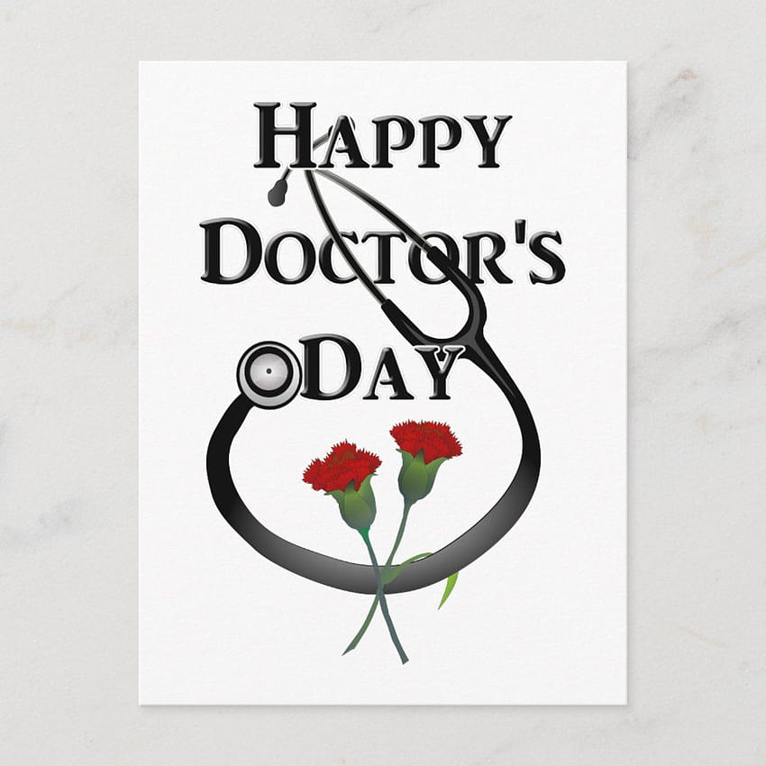 Happy Doctor's Day Postcard, happy doctor day HD phone wallpaper