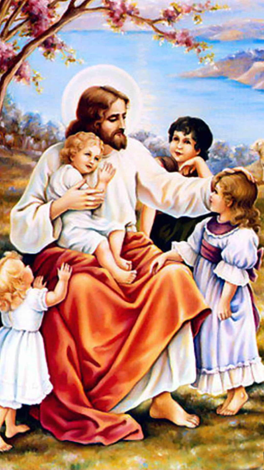 Jesus for Android, jesus with child HD phone wallpaper