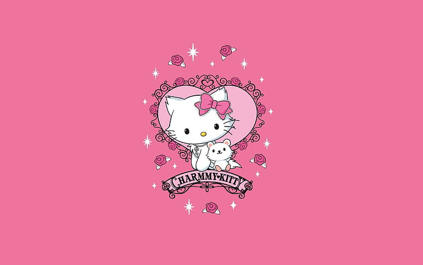 ピンクのハローキティ – Anime Hello Kitty, hello kitty emo 高画質の壁紙