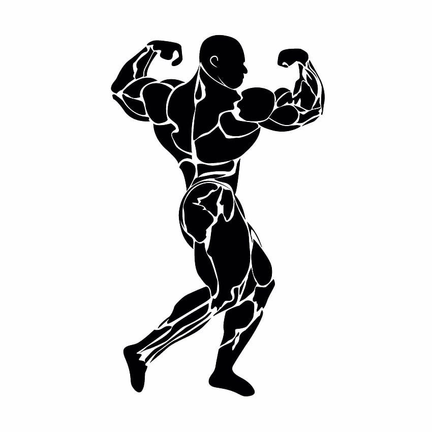 Bodybuilding-Kunst, Bodybuilding-Logo HD-Handy-Hintergrundbild