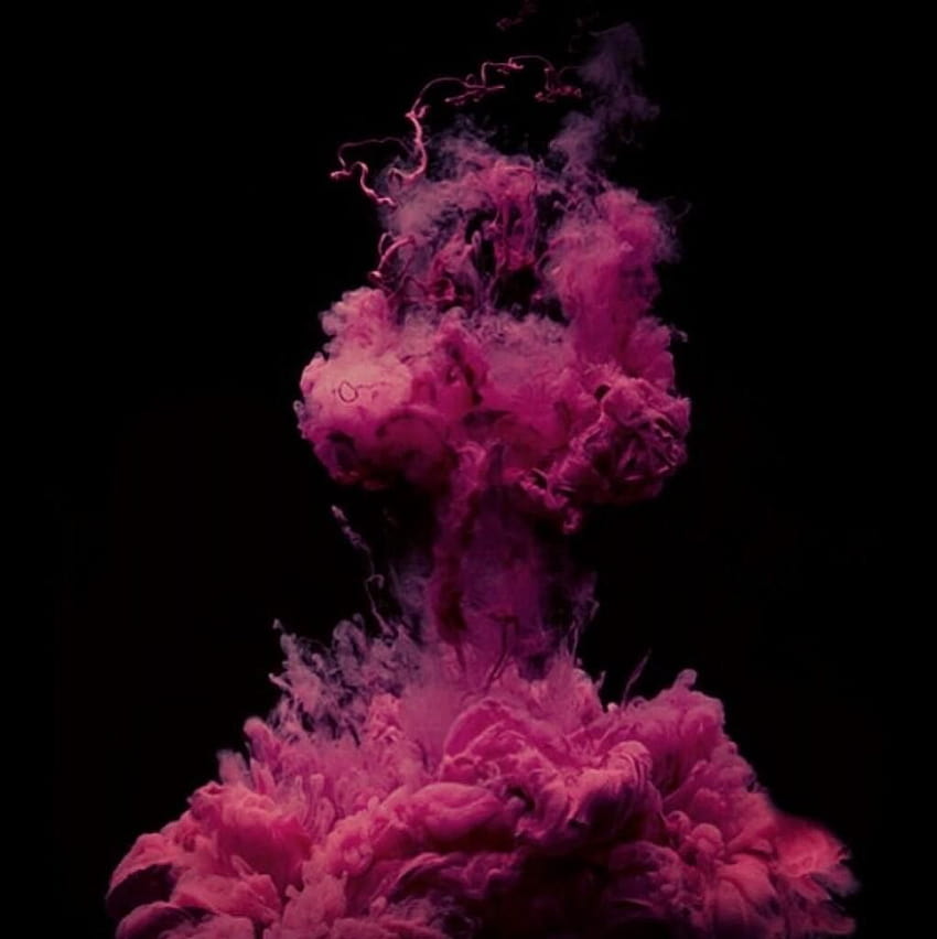 Jennifer Rose on Twitter, pink and black smoke HD phone wallpaper