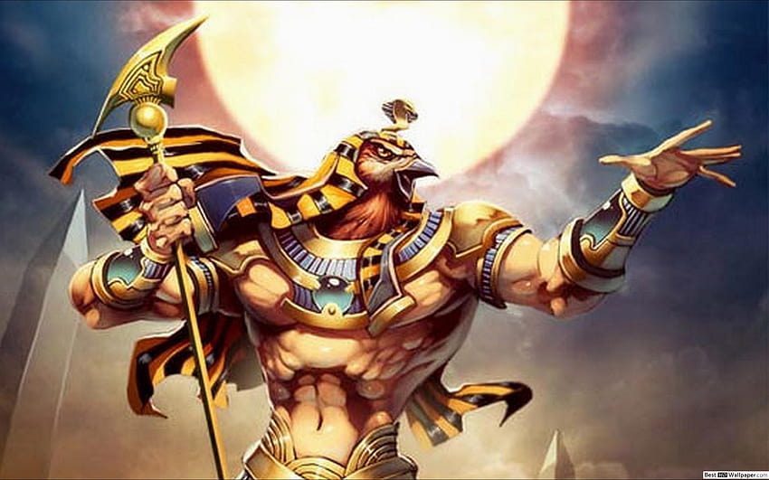 Art Montu Dio egiziano, mitologia egizia Sfondo HD