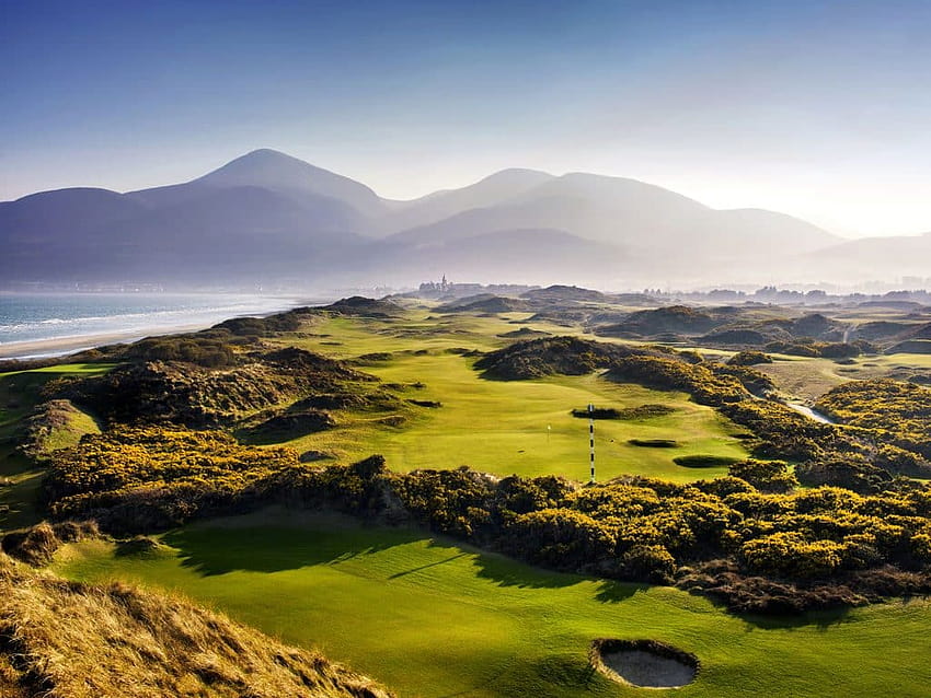 Los 10 campos de golf más caros de Irlanda, REVELADOS, howth head dublin bay heather fondo de pantalla