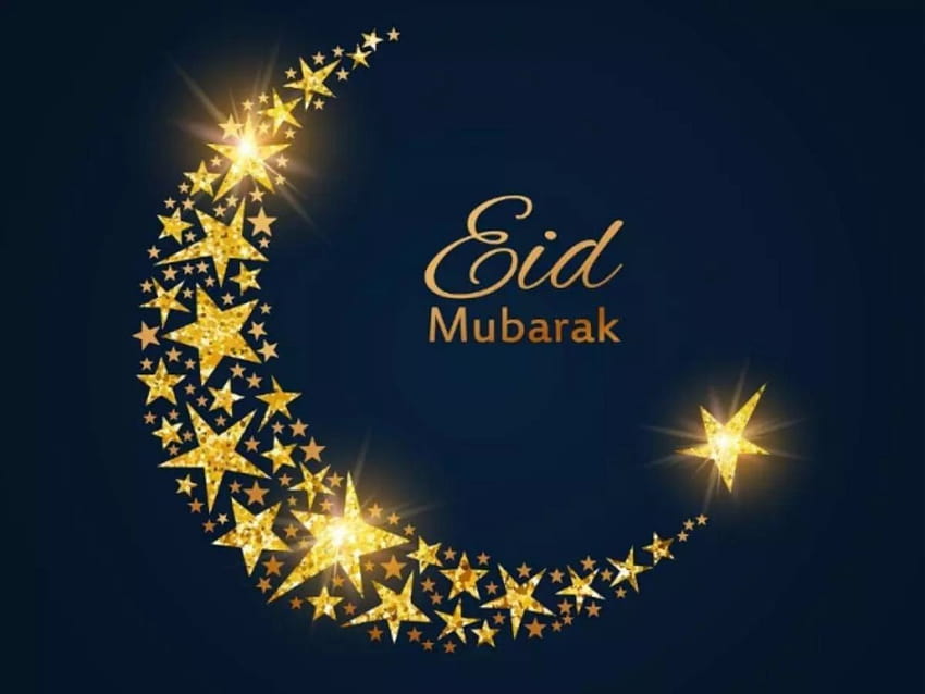 simple eid mubarak wishes HD wallpaper