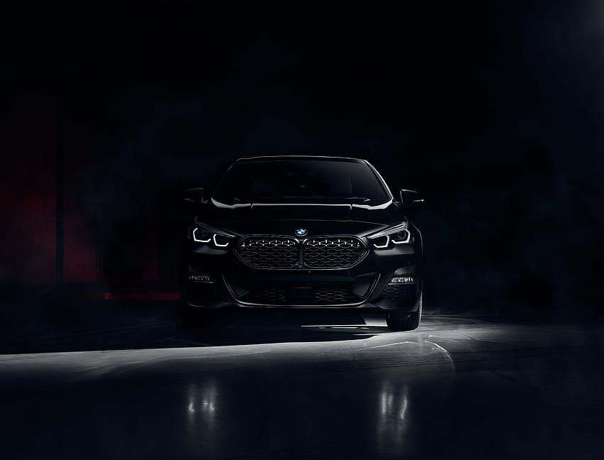 BMW 220d Gran Coupé M Sport , Black Edition, BMW 2 Series, Dark background, Black/Dark, bmw gran coupe 2 series HD wallpaper