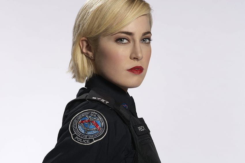 blondes women blue actress police simple backgrounds charlotte sullivan 3000x2000 High Quality ,High Definition, women police HD wallpaper