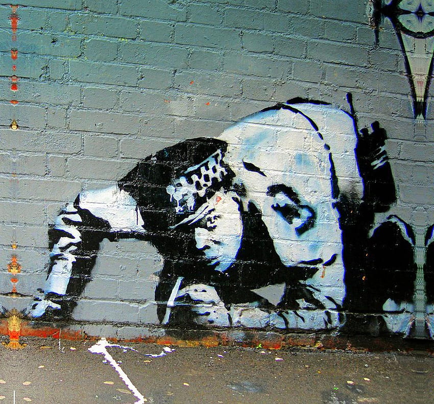 Banksy Backgrounds, graffiti art HD wallpaper | Pxfuel