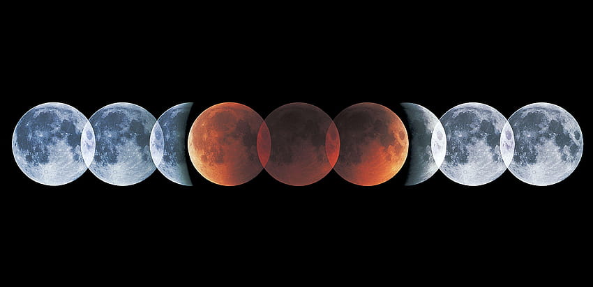 Total Lunar Eclipse Before Dawn October 8th, lunar eclipse july 2018 HD wallpaper
