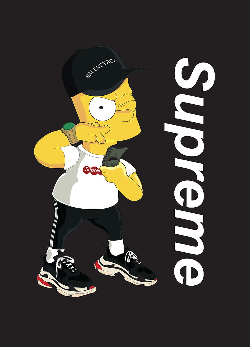 Bart Simpson Clipart Simpsons Character - Bart Simpson Hypebeast