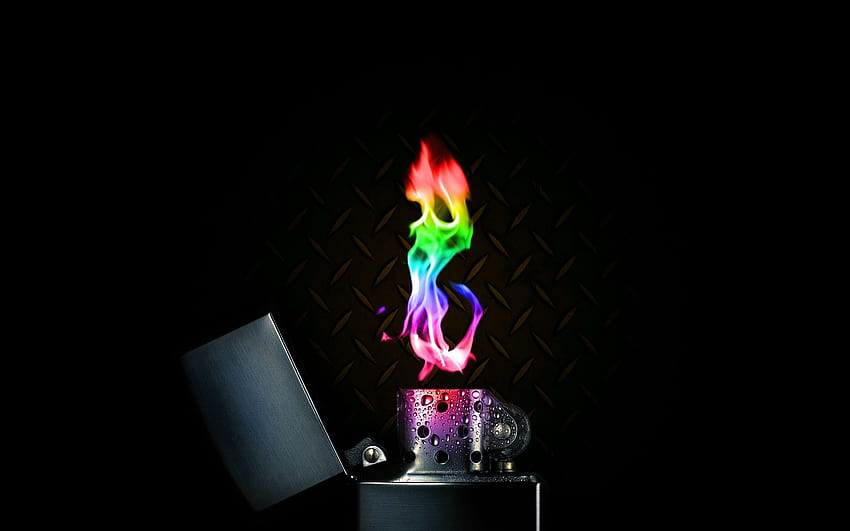 Best 4 Lighters on ...hip, rainbow fire HD wallpaper | Pxfuel