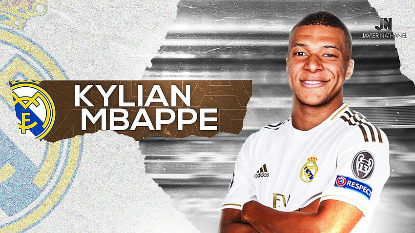 Kylian Mbappe Real Madrid HD wallpaper