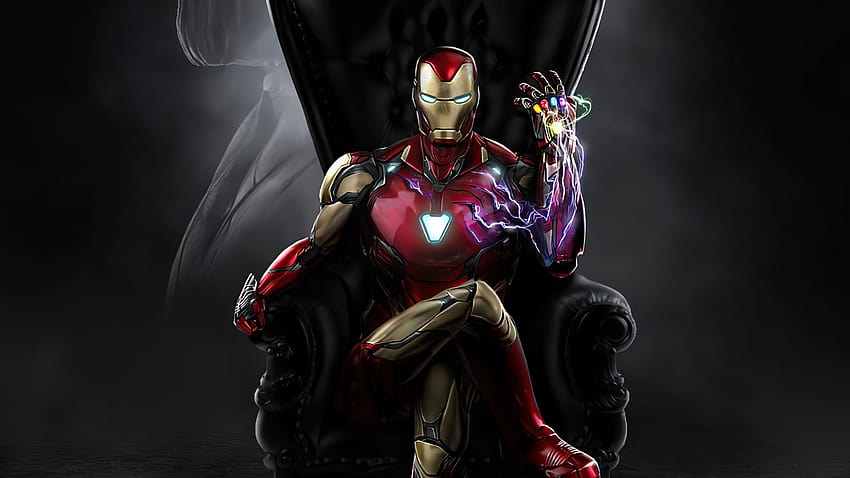 1920x1080 Iron Man Sitting Laptop Full , Backgrounds, and HD wallpaper