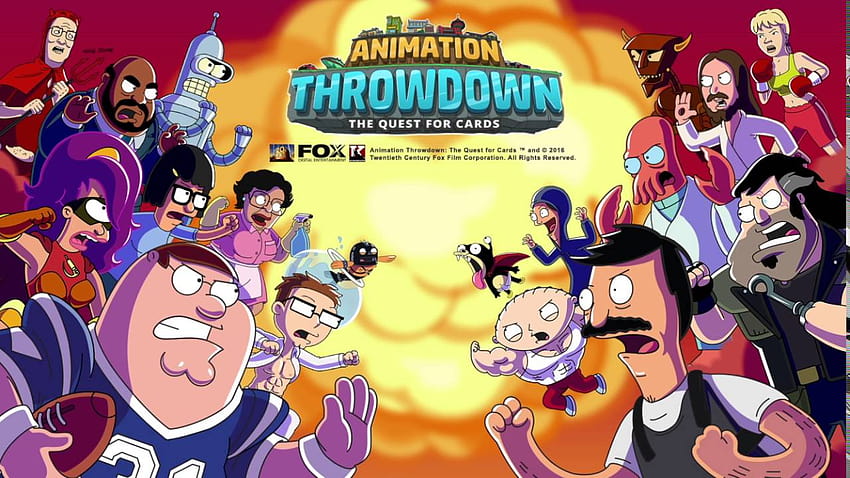 Empat perusahaan, lima kartun, satu permainan: pembuatan Animation Throwdown: The, animasi membuang pencarian kartu Wallpaper HD