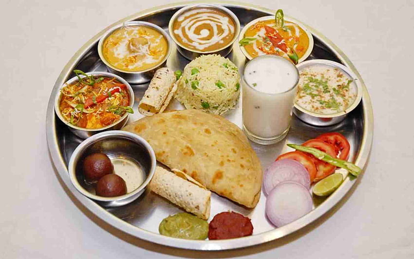 Индийска зеленчукова храна, индийска храна HD тапет