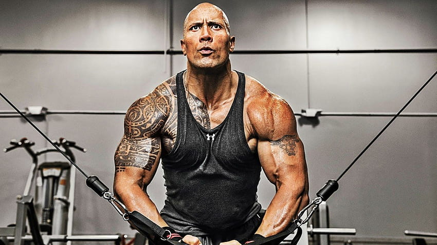 Mobile wallpaper Headphones Dwayne Johnson Tattoo Muscle American  Celebrity Actor 1367268 download the picture for free
