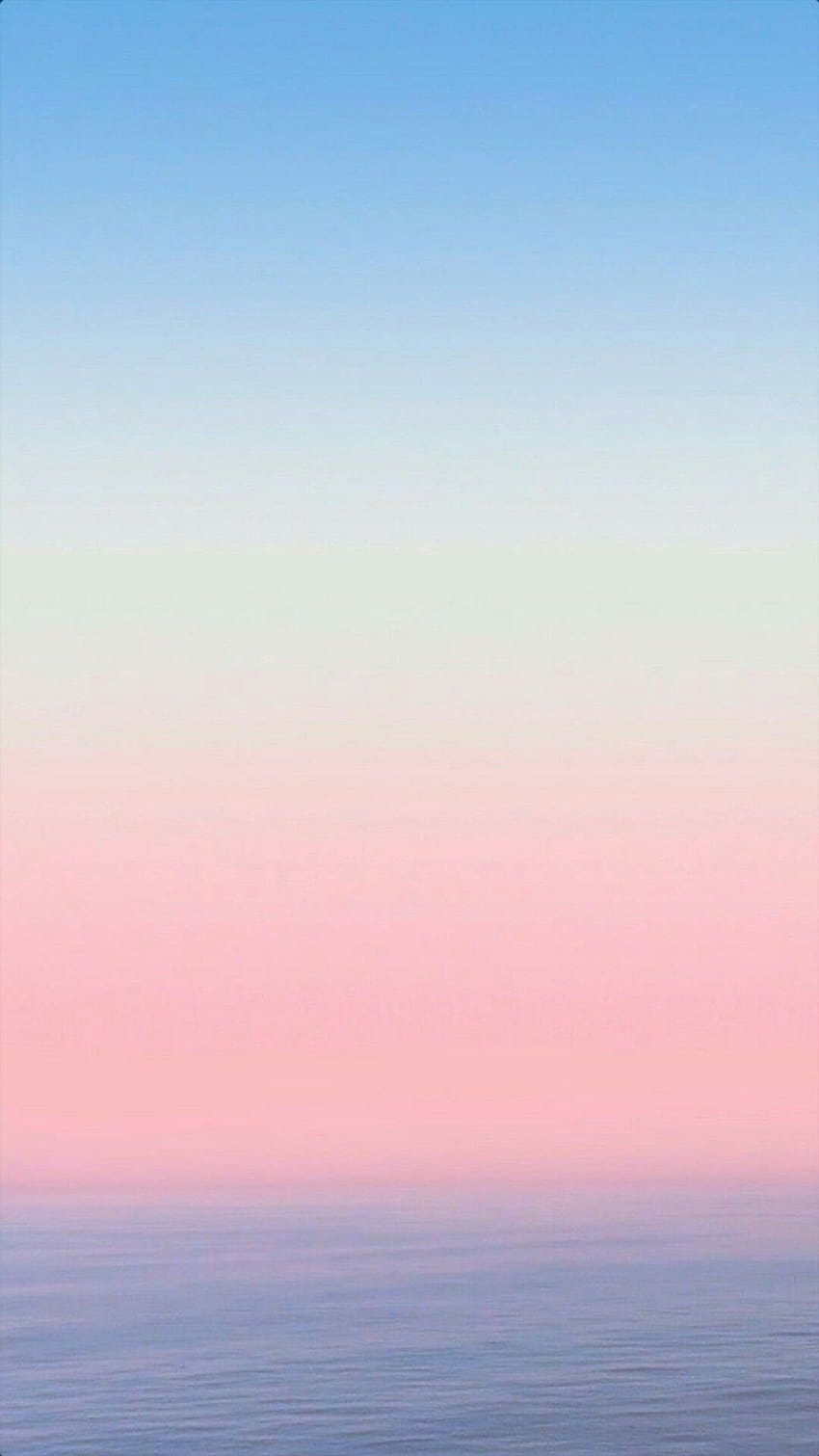 Schermata iniziale rosa e blu estetica nel 2020, paesaggio blu estetico Sfondo del telefono HD