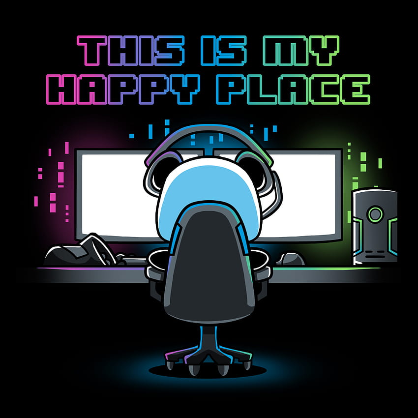 My Rig is My Happy Place, panda gaming HD phone wallpaper