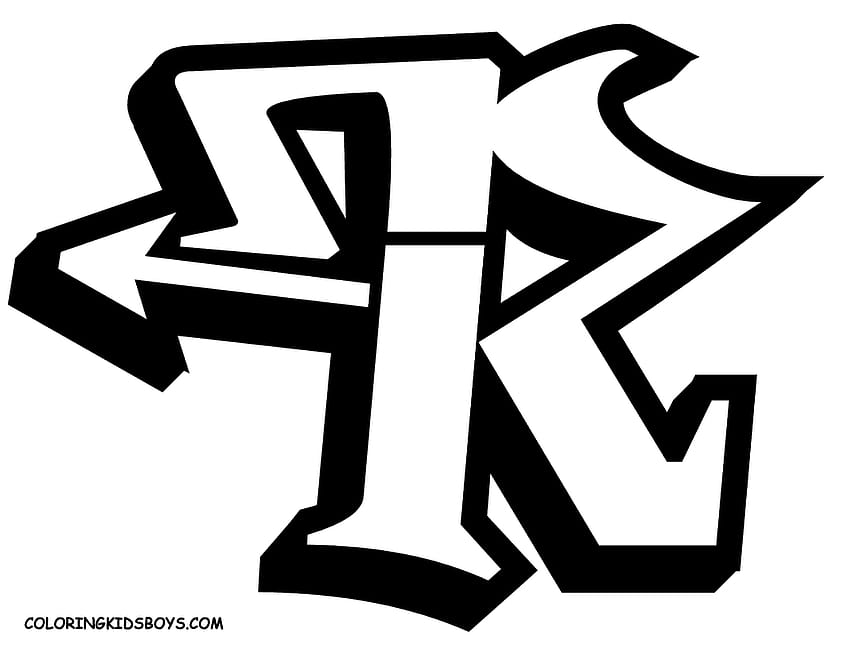 Best 4 Letter R on Hip, r graffiti HD wallpaper