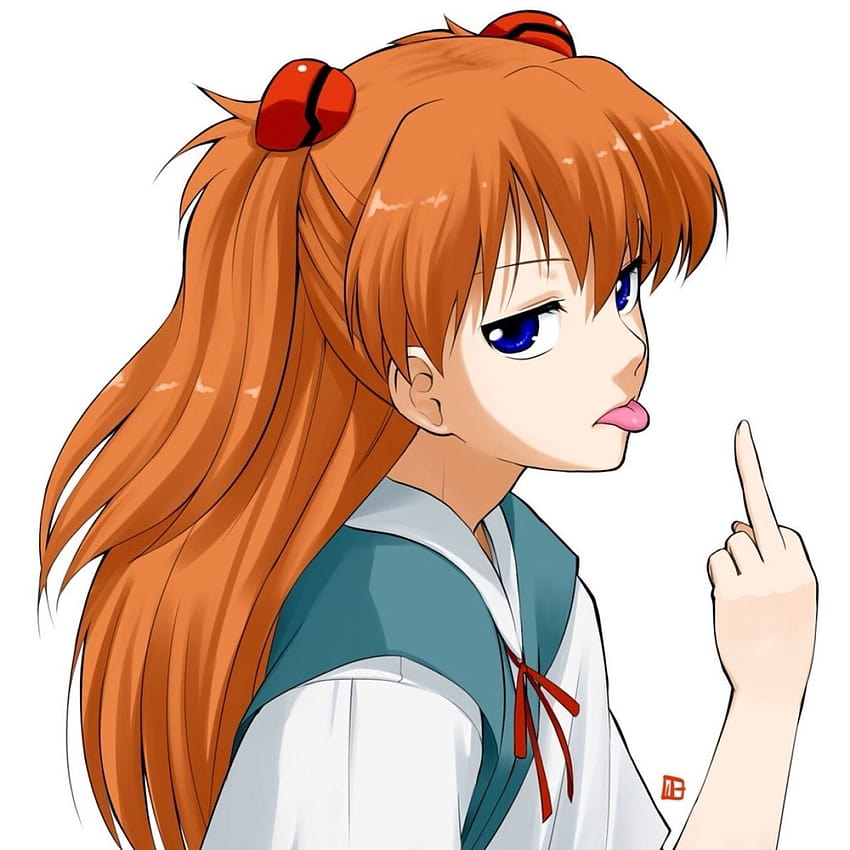 Sirenshifter Anime Middle Finger Girl Hd Phone Wallpaper Pxfuel