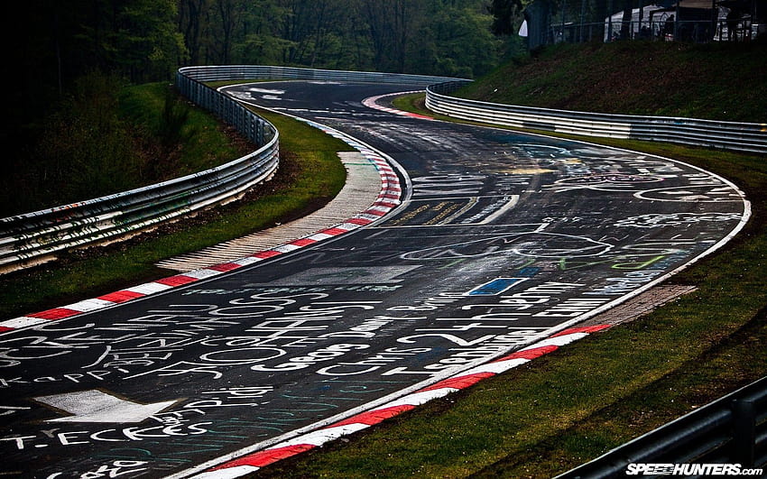 motorsports, race tracks, road, nurburgring, graffiti HD wallpaper