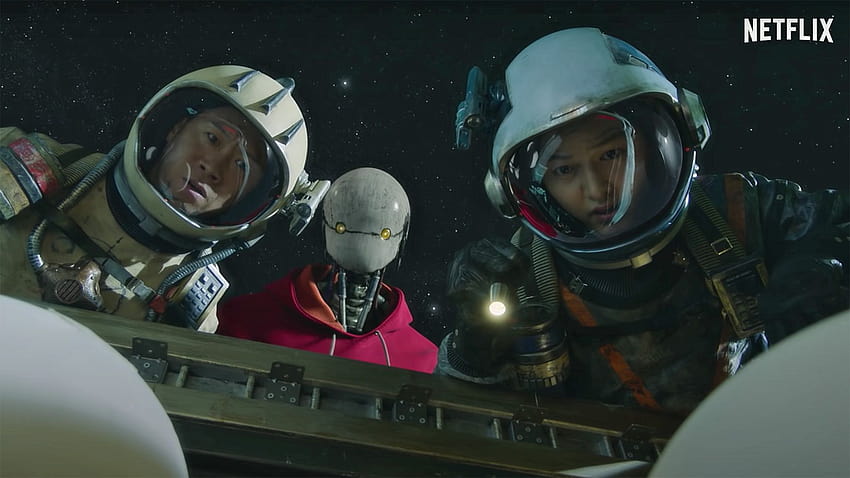 Трейлърът на „Space Sweepers“ на Netflix изглежда като забавен робот, космически метачи 2021 HD тапет
