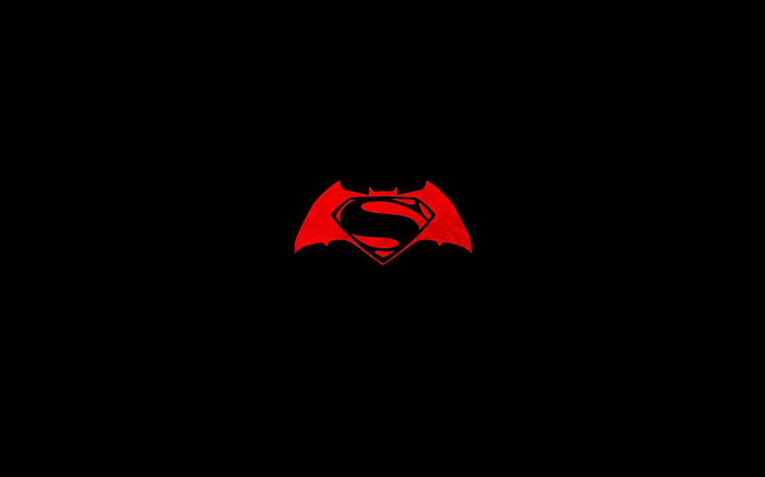 Batman Vs Superman-Logo, Batman-Superman-Symbol HD-Hintergrundbild