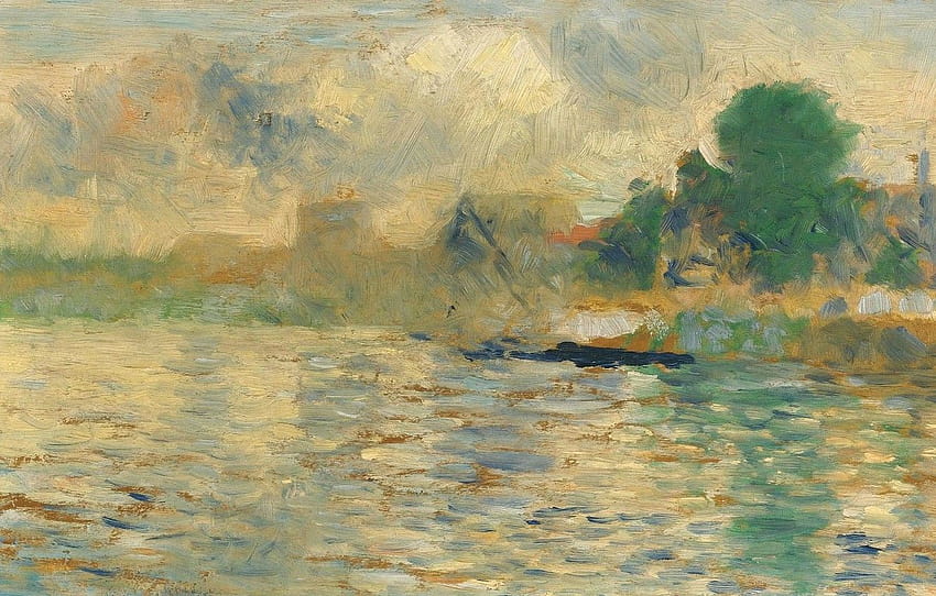 landscape, Georges Seurat, Georges Seurat HD wallpaper