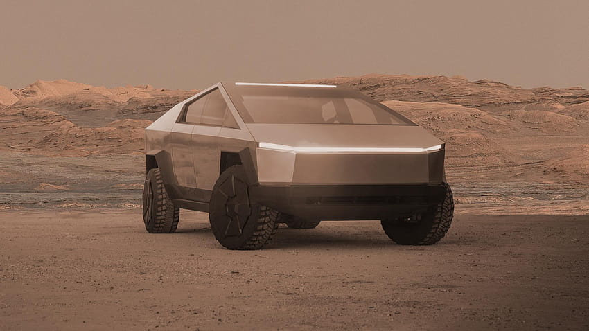 human Mars: Tesla Cybertruck, tesla cybercar HD wallpaper