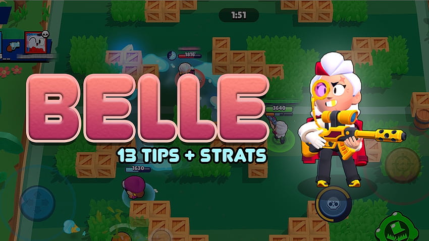 Folha de dicas de Belle: 13 principais dicas e estratégias, brawl stars belle papel de parede HD