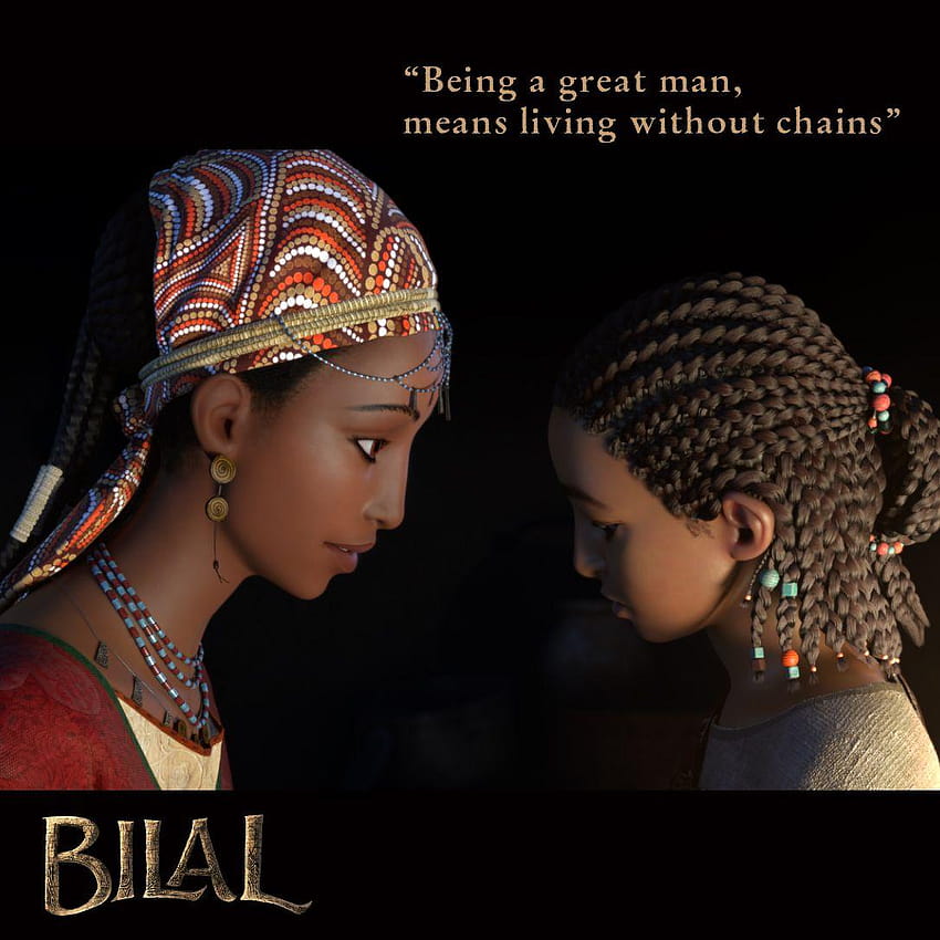 being a great man means living without chains, bilal a new breed of hero HD phone wallpaper