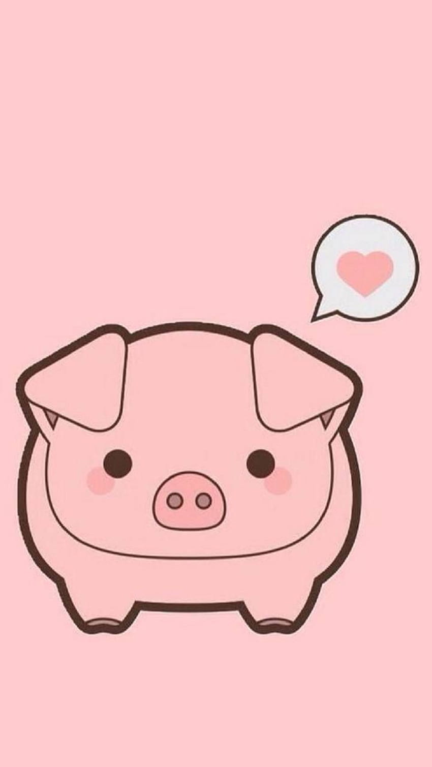 Piggy by zakum1974, pink pig HD phone wallpaper
