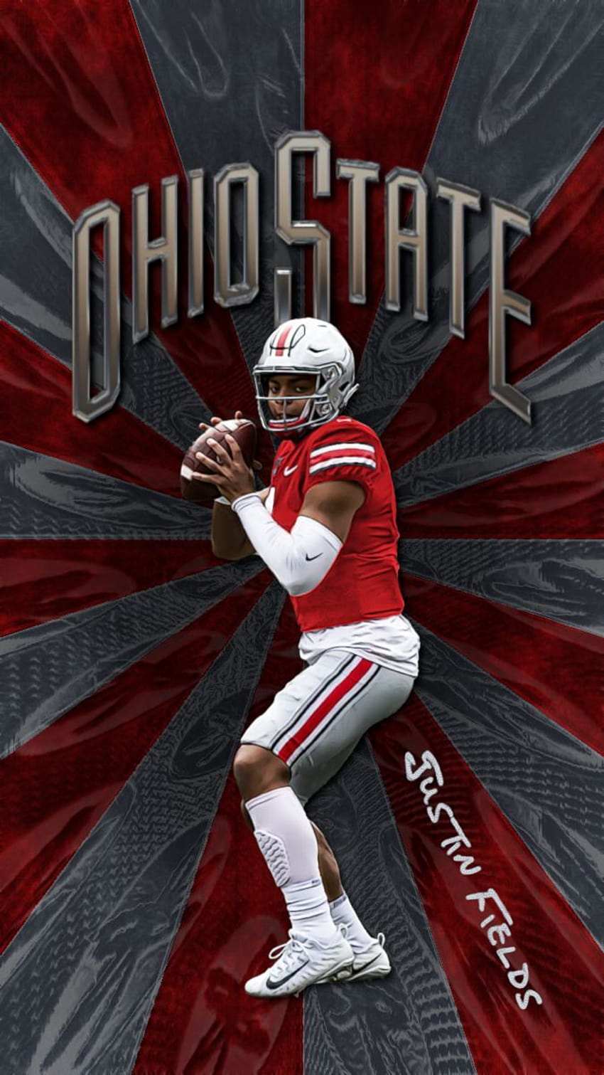 ohio state justin fields, nfl qbs HD phone wallpaper