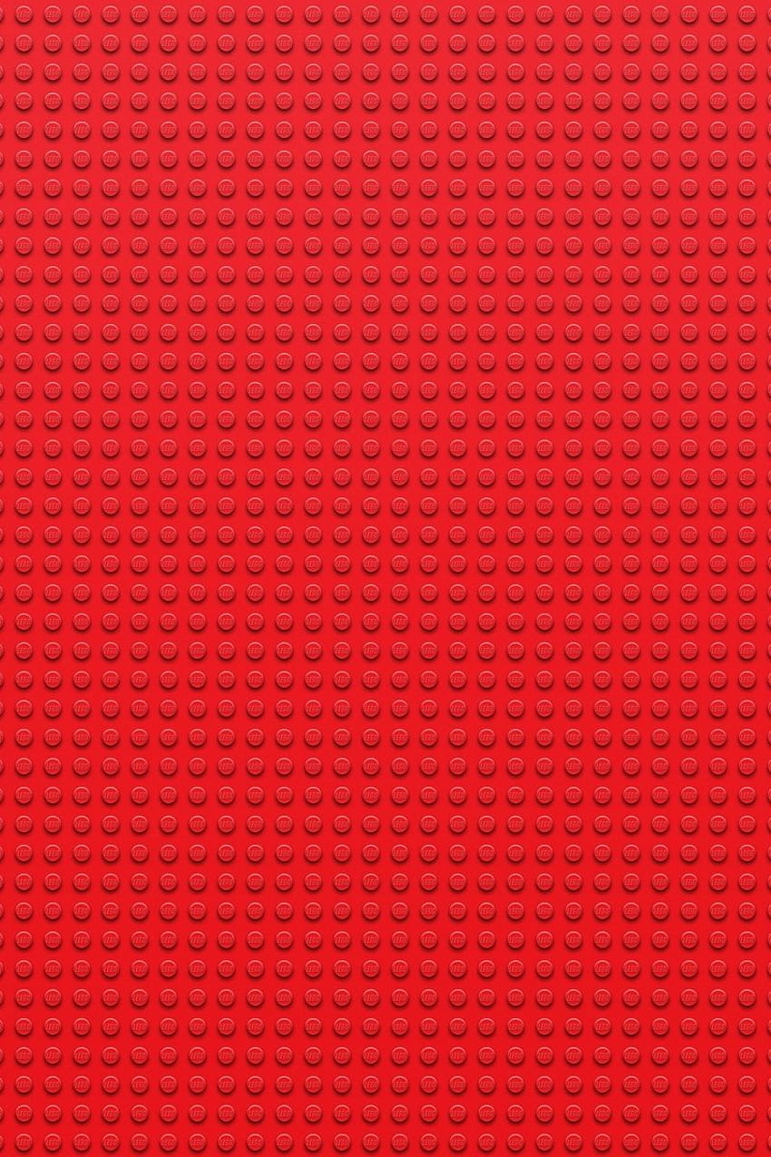 iPhone LEGO Merah, blok lego wallpaper ponsel HD