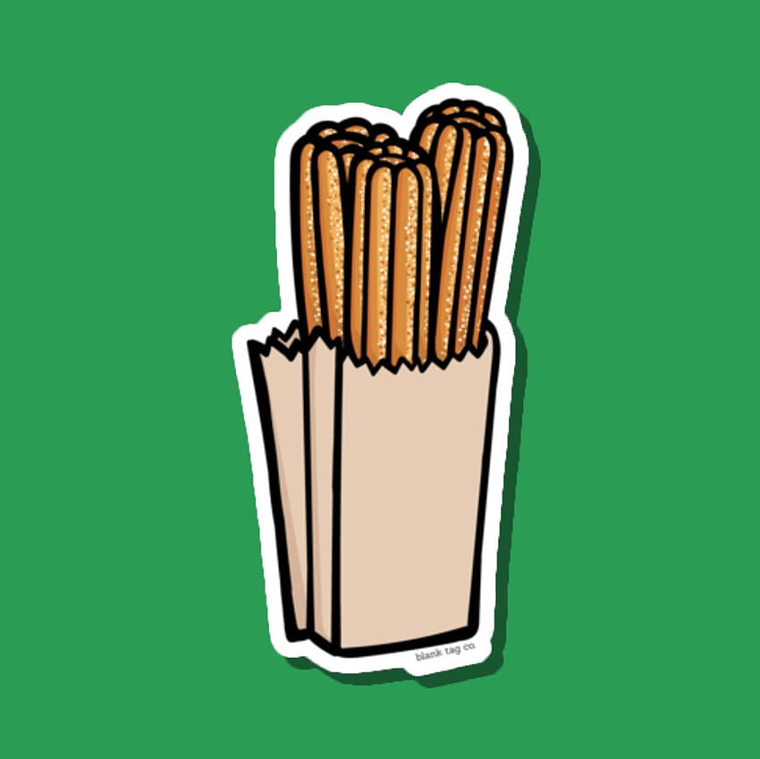 A bag of found on Blank Tag Co., churros HD wallpaper