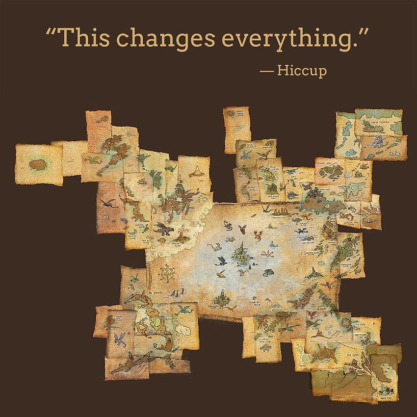 hiccups map HD phone wallpaper